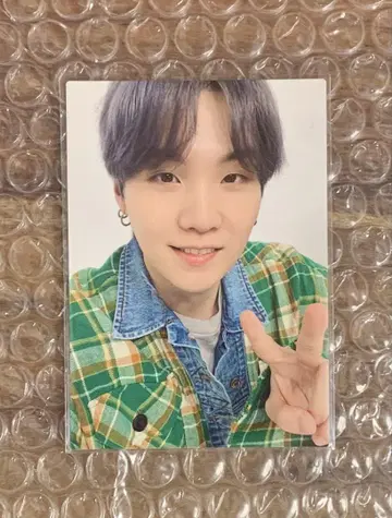 BTS 포춘 박스 트레이딩 카드 혜택 SUGA 슈가 윤기