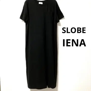 SLOBE IENA 원피스 반팔 블랙 슬로브 이에나 롱 원피스