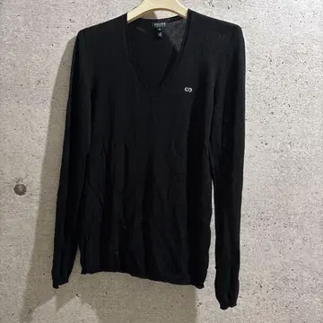 ESCADA SPORT 블랙 V넥 스웨터 M