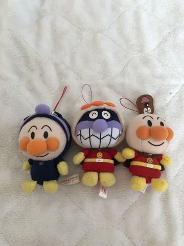 호빵맨 뮤지엄 한정판 키구루미 스트랩 폭신폭신 봉제 인형 가게