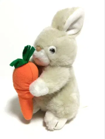 토끼 봉제 인형 레트로 당근 토끼 애니멀 동물