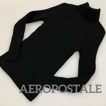 AEROPOSTALE 울 터틀넥 니트 블랙 #2407