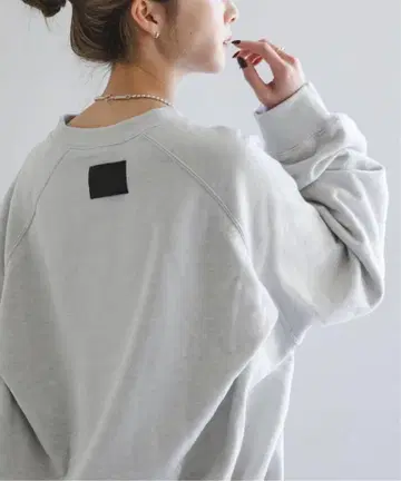 택 포함 코그자 빅 스모크 LEILA WIDE CUFF SWEAT