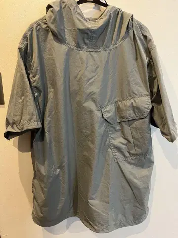 THE NORTH FACE 후드 부착 셔츠 L 사이즈 블루 그레이