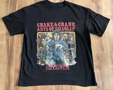재키 첸 snake&crane 사학팔보 T셔츠 쿵푸 영화