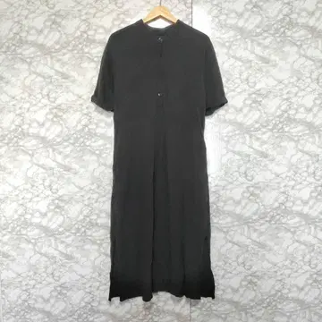 어반 리서치 반팔 롱 원피스 슬릿 캐주얼