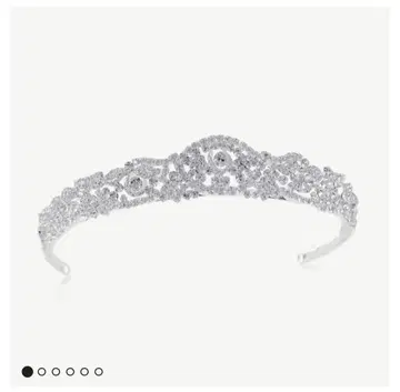 Ivory&Co. DUCHESS SILVER CRYSTAL TIARA