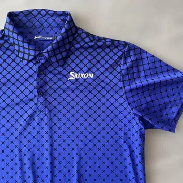 Srixon 다이아몬드 패턴 피케 셔츠 3L