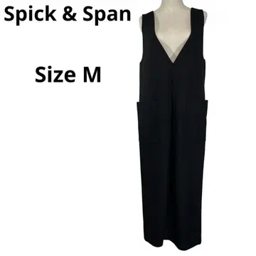 새상품급 Spick & Span 스픽 앤 스팬 오버롤 스커트 38 M