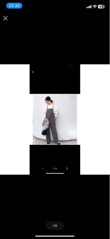 최종 가격 인하! Plage 그레이 체크 살로펫