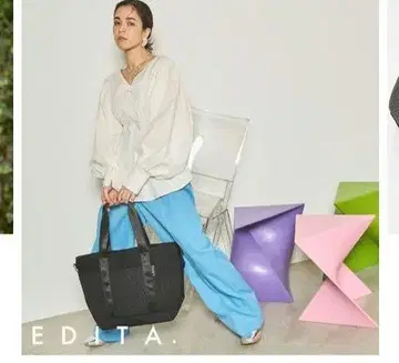 EDITA. 경량 토트백 A4 대응