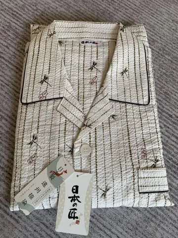 새상품 긴팔 남성용 파자마 일본의 장인 L