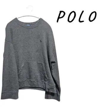 [새상품급] POLO 그레이 맨투맨 트레이닝복