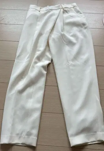 soeju 아이보리 테이퍼드 팬츠 XL 사이즈