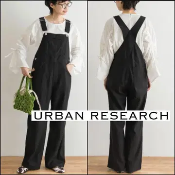 URBAN RESEARCH 어반 리서치 세미 플레어 오버롤