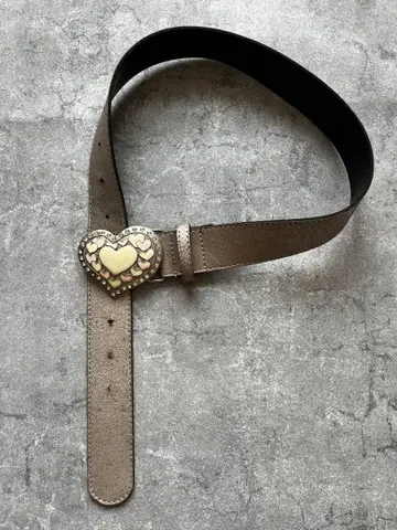 Y2K unknown HEART LOVEVY BACKLE BELT