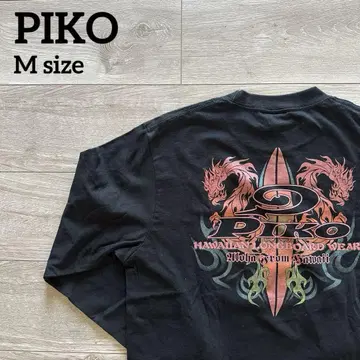PIKO 피코 롱T M 롱 슬리브 셔츠 00s Y2K 서프
