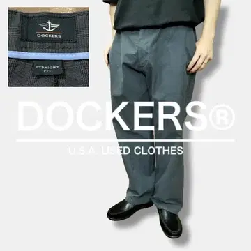 상태 좋음 DOCKERS 글렌체크 패턴 코튼 팬츠 CP1-805