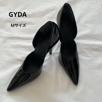 GYDA 펌프스 에나멜 블랙 M 사이즈