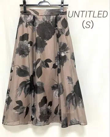UNTITLED 플라워 프린트 스커트 S 사이즈 #화려함 #페미닌