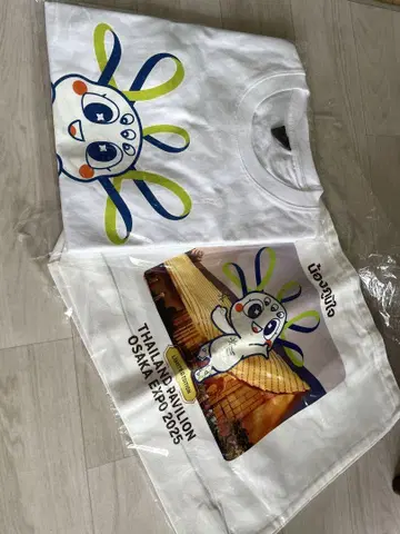 오사카 간사이 박람회 태국 파빌리온 T셔츠 M 사이즈 토트백 푸름자이