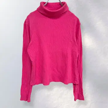 쉬인 SHEIN 터틀넥 리브 니트 레이어드 돌려입기 L [ i98