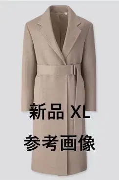 UNIQLO 저지 벨티드 코트 XL