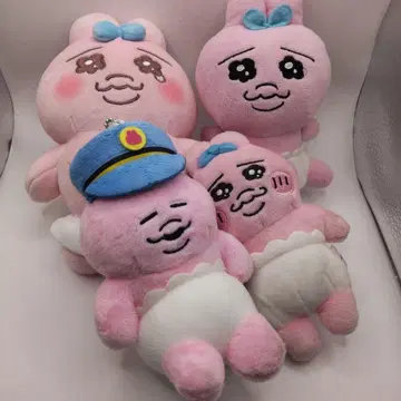 01 빤쮸토끼 봉제 인형 4세트