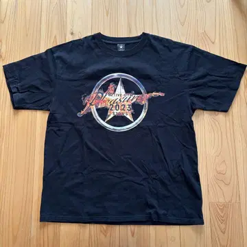 B'z Pleasure 2023 XL 블랙 티셔츠