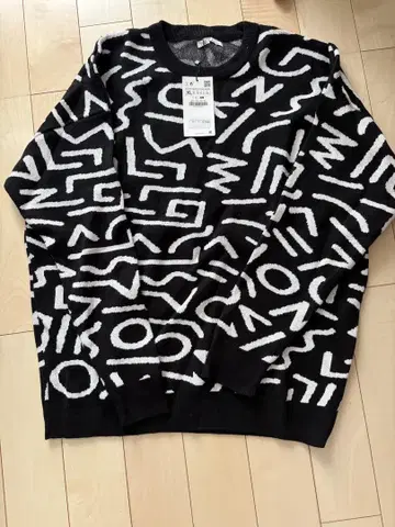 ZARA 추상 무늬 니트 스웨터 XL