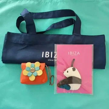 IBIZA 이비자 팬더와 미니 백참 마스코트 외