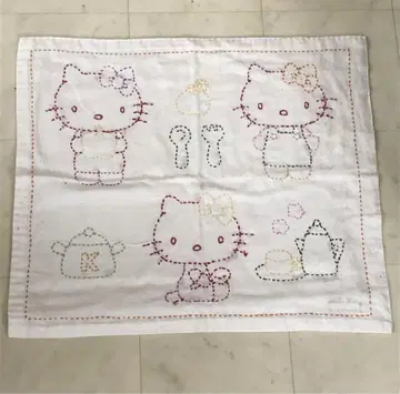 헬로키티 자수 타월
