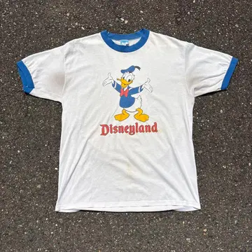 70s~80s Disneyland 도널드 덕 링거 T셔츠