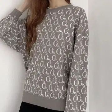 GYDA PATTERN 니트탑