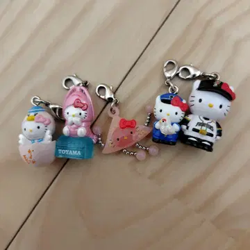 헬로키티 지역 한정 키티 지퍼 마스코트 10개