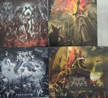 hour of penance Death metal CD 4장 세트