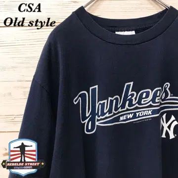 [초레어] CSA 티셔츠 빅 로고 프린트 네이비 T491