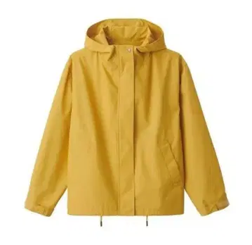 무인양품 MUJI 발수 후드 자켓 머스타드 자켓 L 사이즈