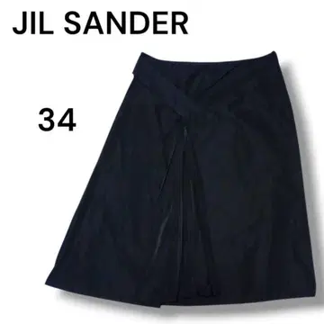 JIL SANDER 질 샌더 스커트 블랙 34 S 이탈리아제