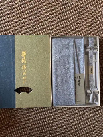 새상품 오비 장식 천 허리띠 세트