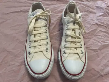 Converse 스니커즈 24.5 사이즈 크림