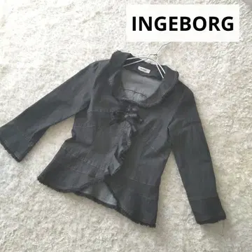 INGEBORG 잉게보그 데님 프릴 자켓