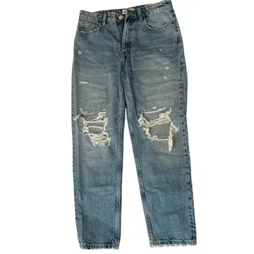 ZARA 데미지 가공 데님 청바지 USA 8