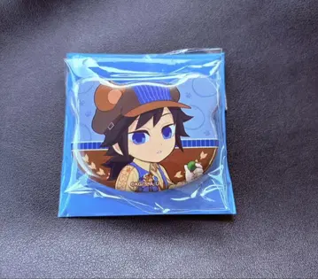 귀멸의 칼날 ufotable 실록의 가을 축제 곰 캔뱃지 기유