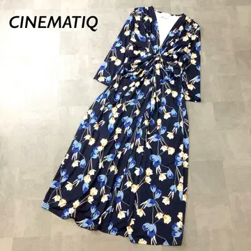 새상품급 CINEMATIQ 시네마틱 프론트 디자인 롱 원피스