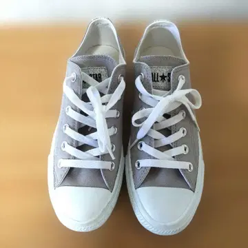 새상품급 CONVERSE 올스타 그레이 발꿈치 라메