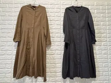 유니클로 UNIQLO 셔츠 원피스 롱 가디건 새상품급 2종 세트