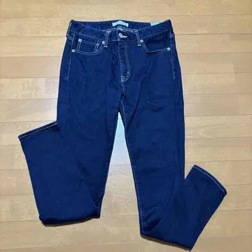 MOUSSY 다크 네이비 스키니 데님