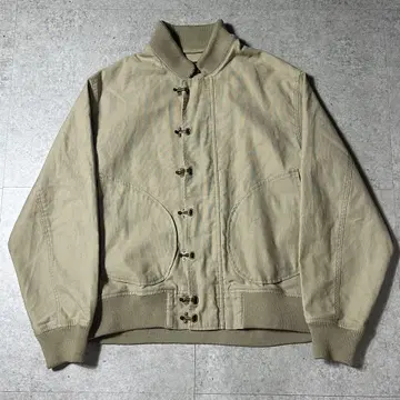orvis 00s 데크 후크 자켓 베이지 XL 코튼 피케