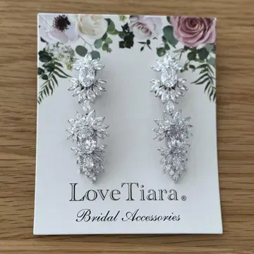 웨딩 지르코니아 LoveTiara 웨딩 귀걸이